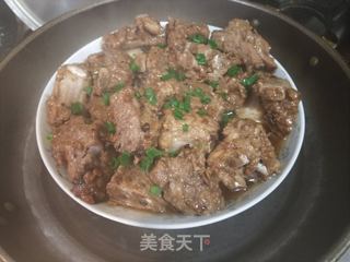 香芋豉汁蒸排骨的做法步骤:8