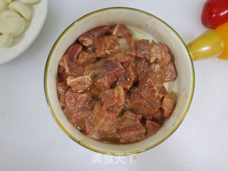 黑椒蒜子牛肉粒❤️香辣鲜香❗️年夜菜宴客菜的做法步骤:3