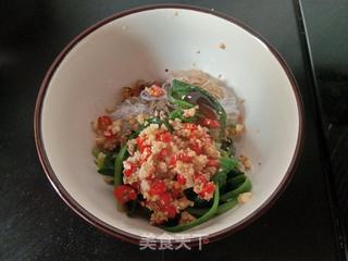 粉丝拌菠菜的做法步骤：7