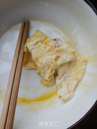 腊肉蒜薹炒饭的做法步骤:4