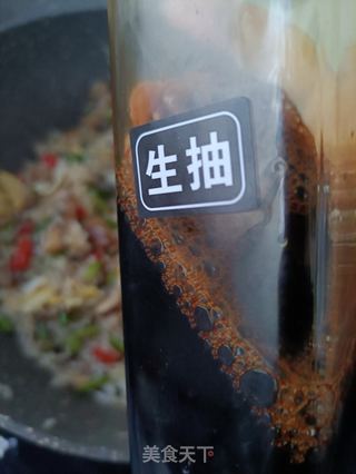 腊肉蒜薹炒饭的做法步骤:15