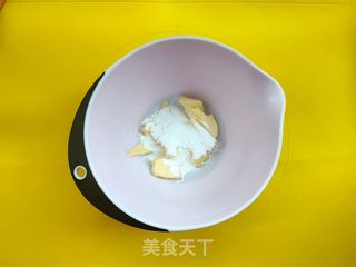 莎布蕾钻石杏仁曲奇饼干的做法步骤:3