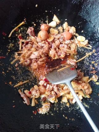 小炒鸡杂的做法步骤:7