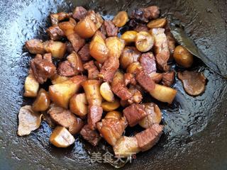 栗子红烧肉的做法步骤:6