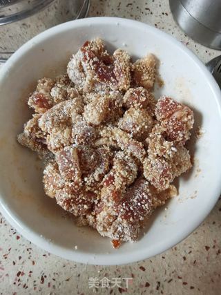 荷叶粉蒸肉的做法步骤:8