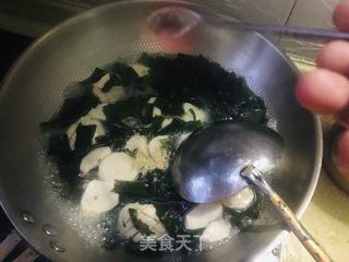 海菜粉丝鱼丸汤的做法步骤：4