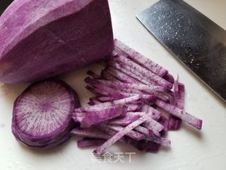 腌紫萝卜的做法步骤:2
