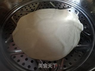 薄如纸的春饼皮的做法步骤:8
