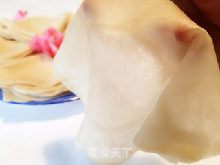 薄如纸的春饼皮的做法步骤:12