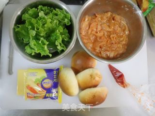 十块钱鸡胸肉自制奥尔良鸡肉芝士汉堡❤️一口气吃三个都不过瘾的做法步骤:4