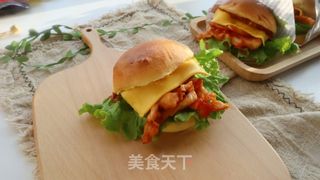 十块钱鸡胸肉自制奥尔良鸡肉芝士汉堡❤️一口气吃三个都不过瘾的做法步骤:7