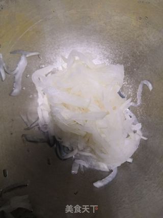 炸萝卜丸子的做法步骤:3