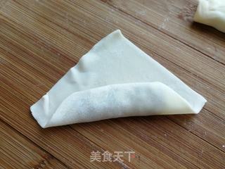 虾仁荠菜春卷的做法步骤:7