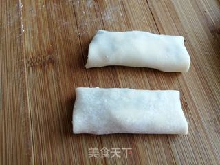 虾仁荠菜春卷的做法步骤:9
