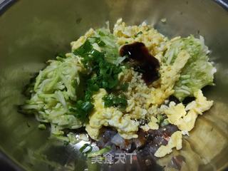 西葫虾仁烫面蒸饺的做法步骤:11