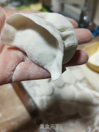 西葫虾仁烫面蒸饺的做法步骤:14