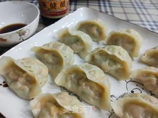 西葫虾仁烫面蒸饺的做法步骤:17