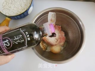 山药胡萝卜糯米肉圆子❤️粘糯香软,健脾开胃的做法步骤:3
