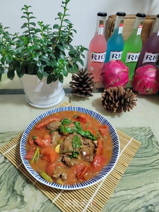 牛肉煮番茄的做法步骤:11