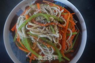原汁原味白灼三彩时蔬的做法步骤：9