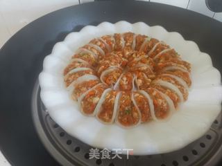 蒸蒸日上酿萝卜夹的做法步骤:10