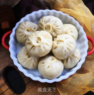 大葱萝卜羊肉包的做法步骤:12
