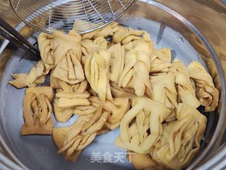 翻花油果子的做法步骤:16