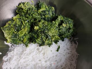 玉米面野菜鸡蛋蒸饺的做法步骤:5