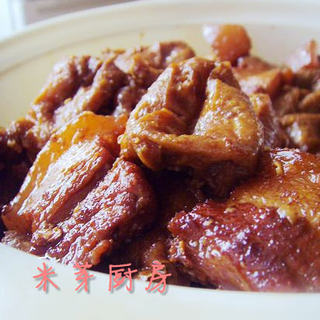 油豆条红烧肉