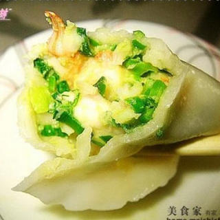 韭菜虾仁饺