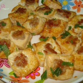 客家煎釀豆腐