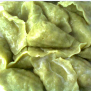 艾叶翡翠饺子