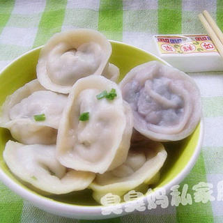 苋菜元宝饺