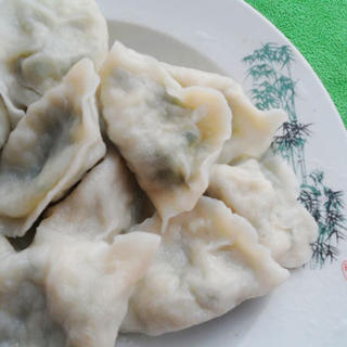 韭菜豆腐饺子