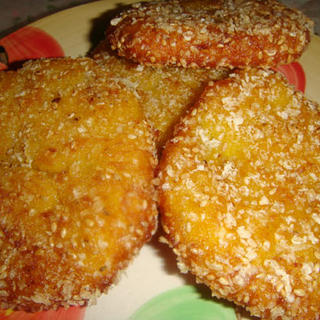 芝麻南瓜豆沙饼