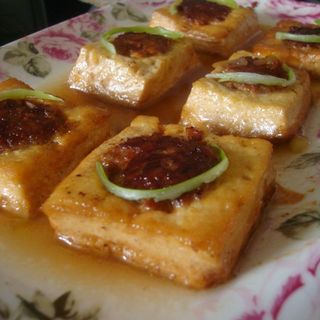 咸鲜酥嫩滴——肉馅酿豆腐