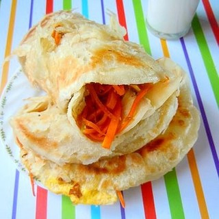油酥火烧夹鸡蛋