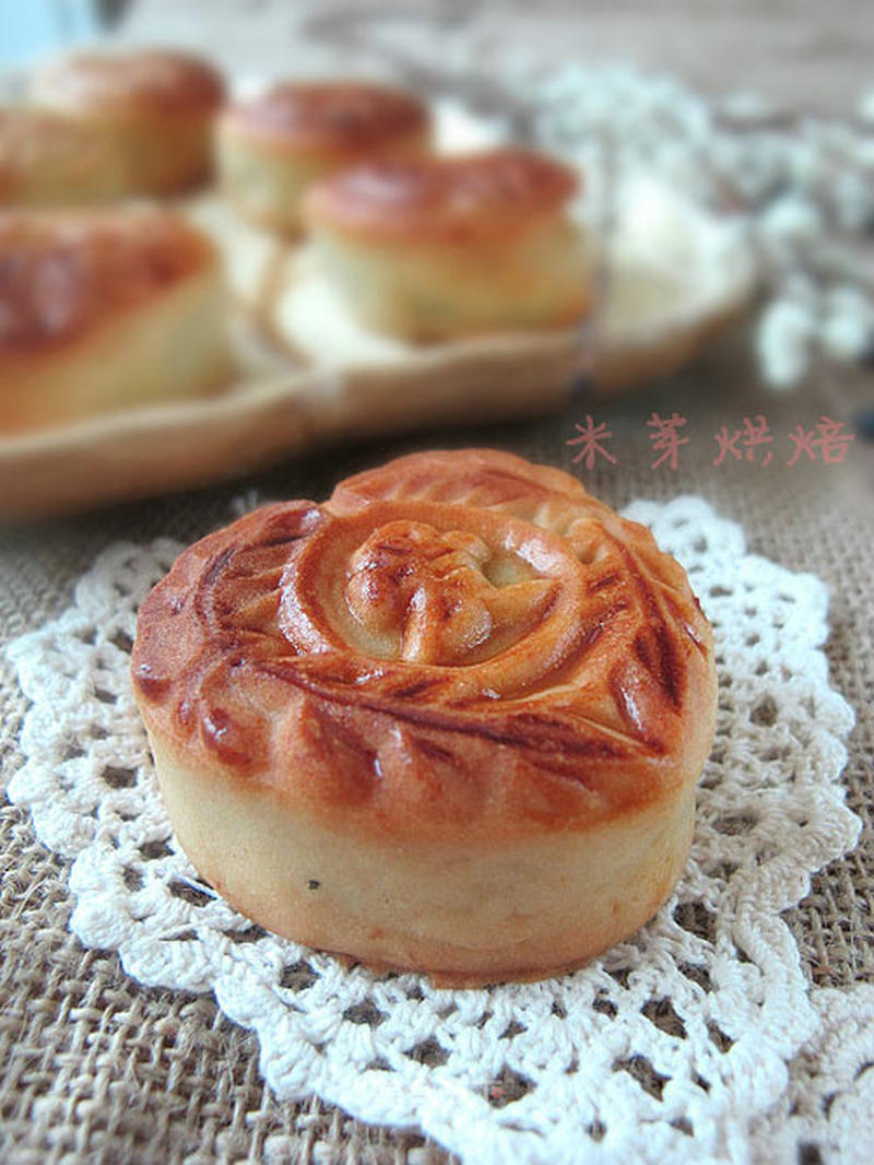 广式豆沙月饼