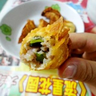 酥炸--香葱猪肉饺子
