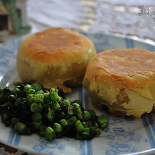 豆角橄榄酥饼