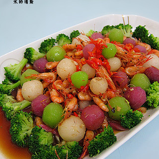 白玉翡翠虾
