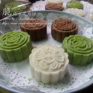 中秋预热——脆梅冰皮月饼