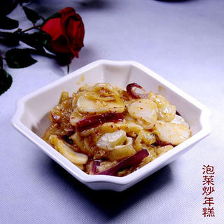 泡菜炒年糕