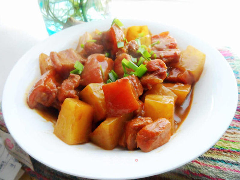 豆浆萝卜红烧肉