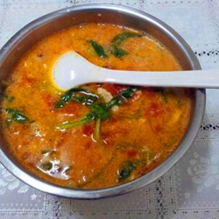青菜肉片汤