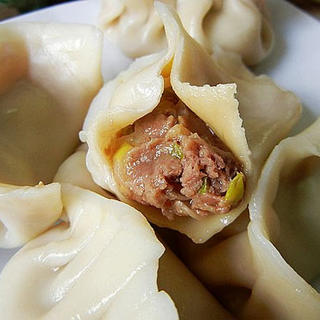 大葱羊肉水饺