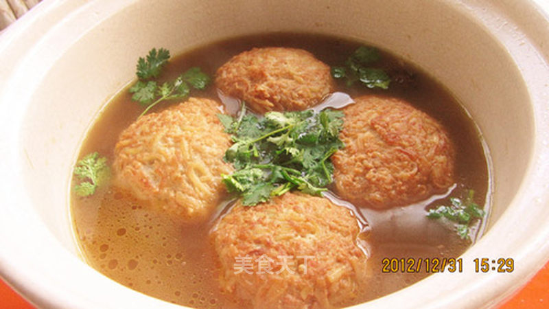 土豆狮子头