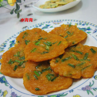 葱香南瓜饼