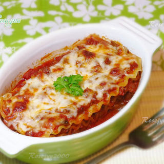 Lasagna 烤宽面条