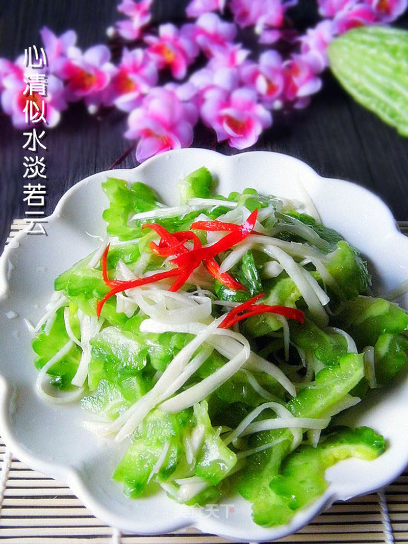 仔姜生拌苦瓜